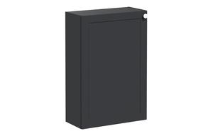 VitrA Root Classic 55cm 1 Door Slim Lower/Base Unit (LH Hinge) - Matt Graphite
